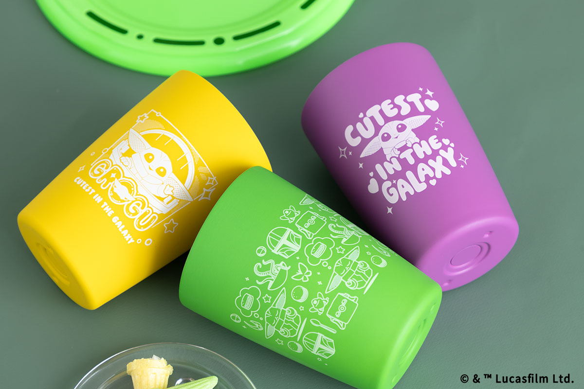 STAR WARS GROGU CUTEST IN THE GALAXY ステンレスタンブラー イエロー