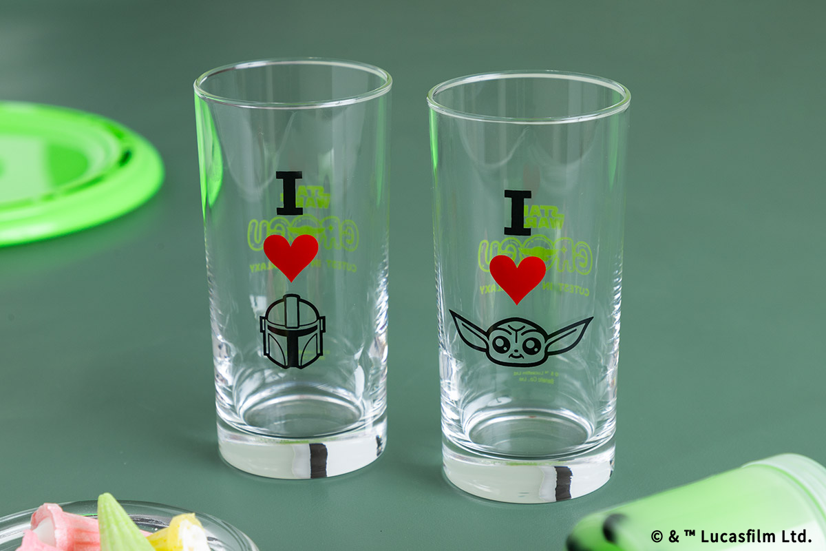 STAR WARS グラス I LOVE MANDO