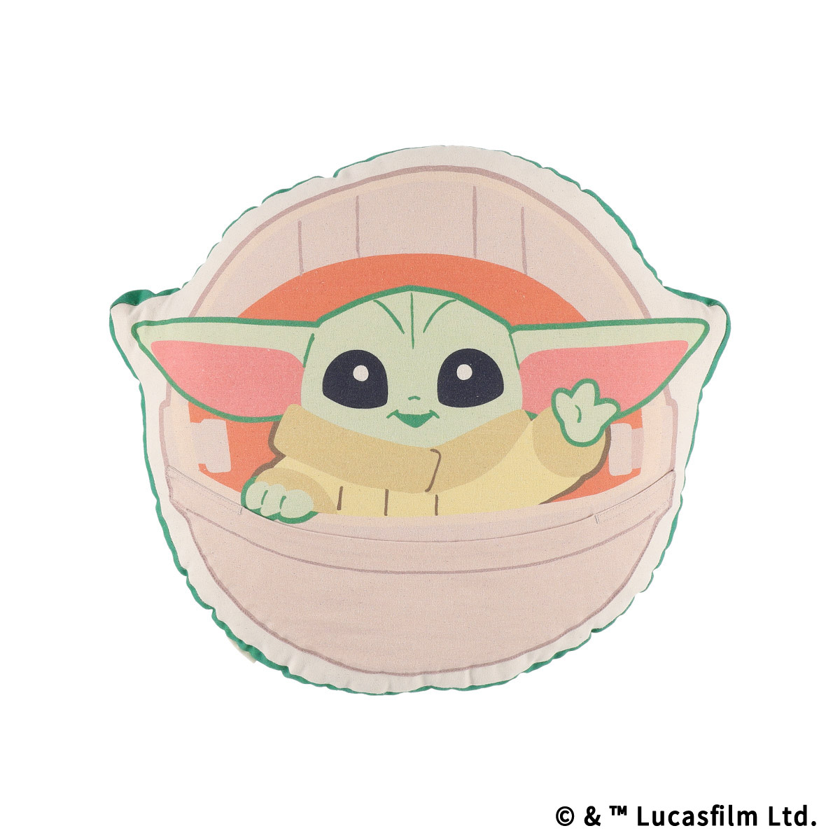 STAR WARS GROGU CUTEST IN THE GALAXY ダイカットクッション グローグー