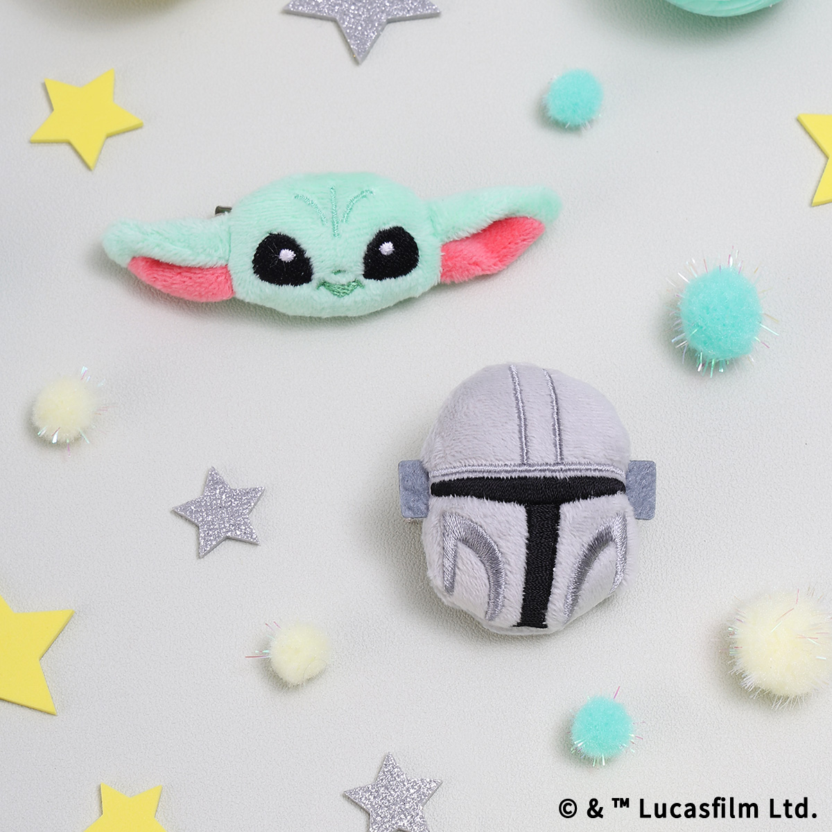 STAR WARS GROGU CUTEST IN THE GALAXY 前髪クリップ GROGU