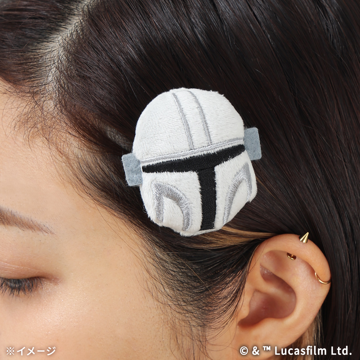 STAR WARS GROGU CUTEST IN THE GALAXY 前髪クリップ MANDO