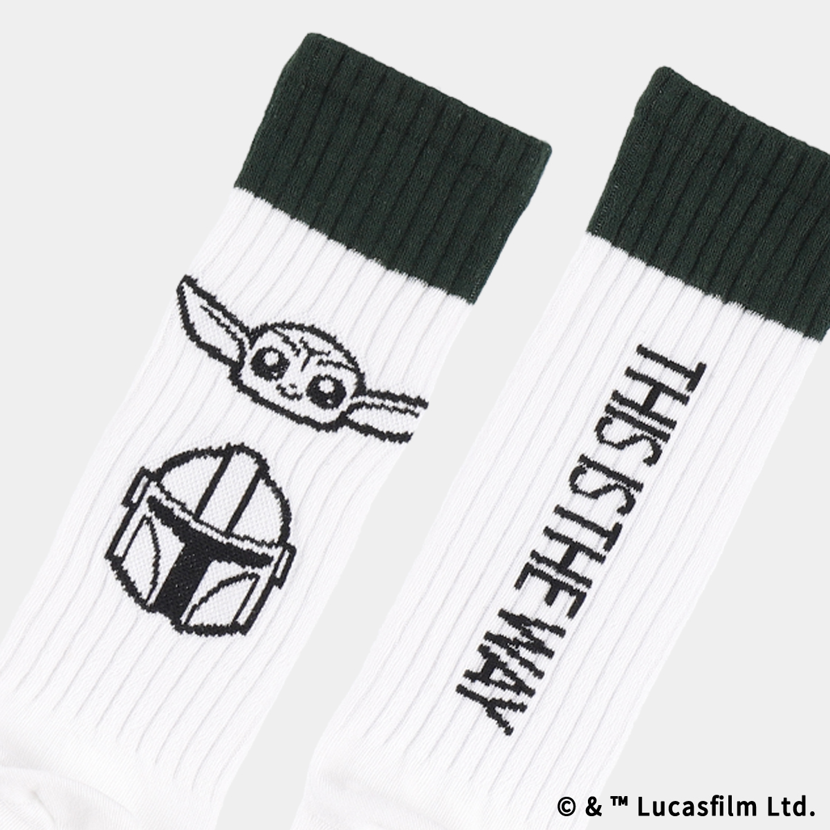 STAR WARS GROGU CUTEST IN THE GALAXY THIS IS THE WAYソックス
