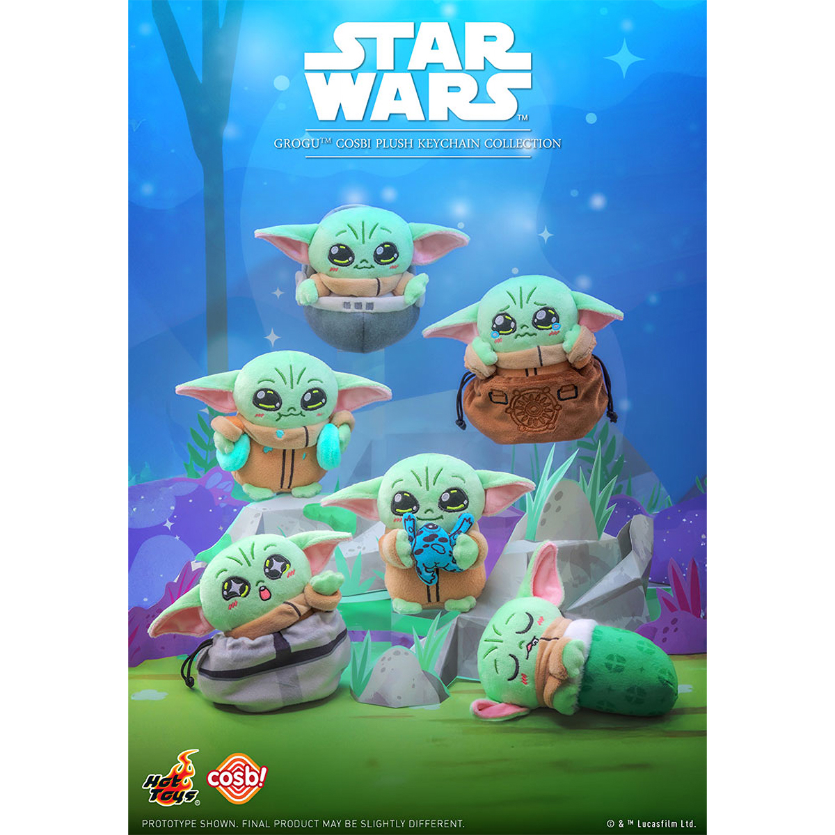 コスビ・ぬいぐるみ スター・ウォーズ／グローグー：キューテスト・イン・ザ・ギャラクシー  スヤスヤ