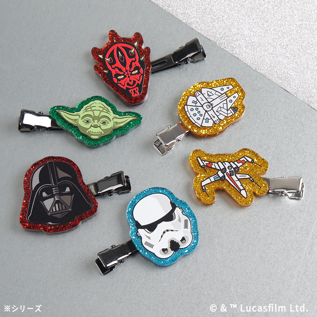 STARWARS ヨーダ 前髪クリップ  2個セット