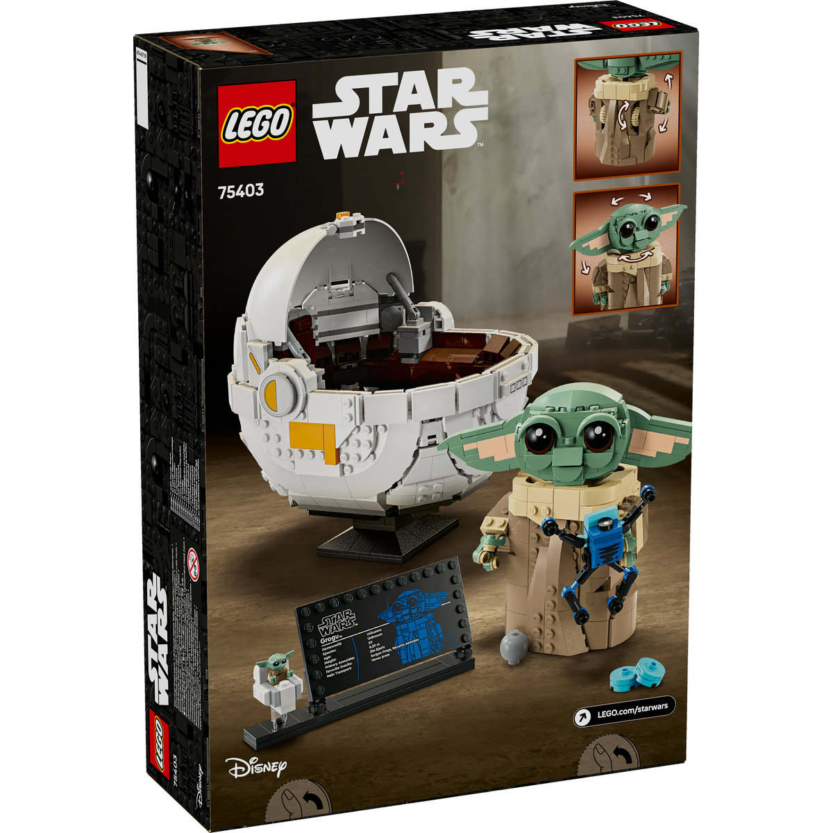 レゴ スター・ウォーズ ホバープラムに乗ったグローグー 75403